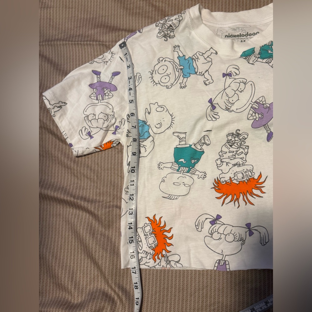 Nickelodeon Retro Vintage Rugrats Graphic Crop Tee - Picture 3 of 4